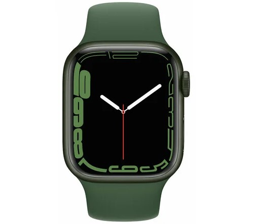 Apple Watch 7 41mm GPS Green Aluminum Case with Clover Sport Band (MKN03UL) б/у